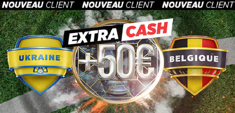 Ladbrokes: 50€ à saisir si la Belgique marque contre l'Ukraine